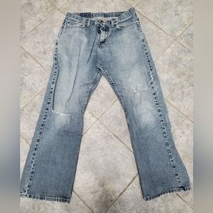 Wrangler Light Blue Relax Straight Jeans for Men